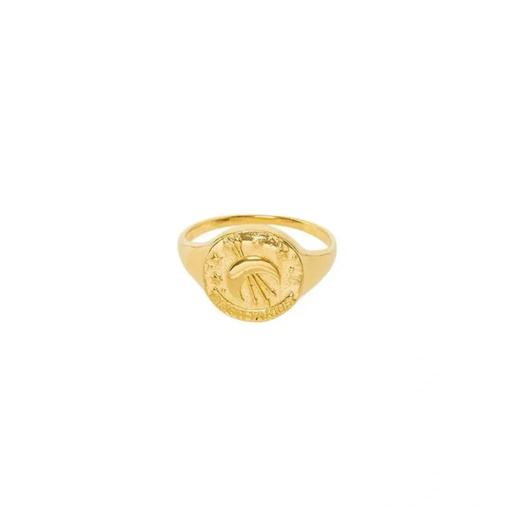 Spell | Gold Sagittarius Stargazer Zodiac Ring | 8 - Picture 2 of 13